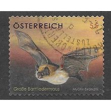 AUT 2007 55c (S/A) 'WHISKERED BAT ' FINE USED (EBID73-274a)