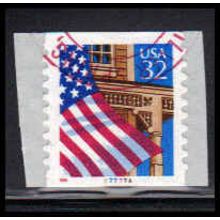 Used 2915A 32c U.S. Flag Over Porch Very Fine CNS 77777A 10x10 P/UL PA6053