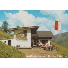 Wolfratshauser Hutte Austrian Lermoos Tirol Postcard