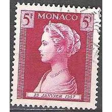 Monaco 1957 Michel 572 O Cote (2008) 0.35 € Princesse Caroline Cachet rond