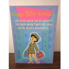 50th birthday card - Joke Card - Happy 50th Birthday - 03