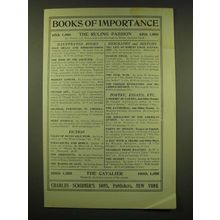 1902 Charles Scribner's Sons Ad - Books of importance