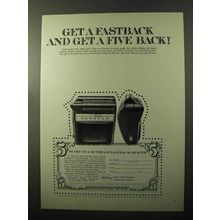 1970 Sunbeam Fastback Shaver Ad - Get a Five Back