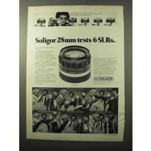 1971 Soligor 28mm f/2.8 T4 Auto-Soligor Lens Ad