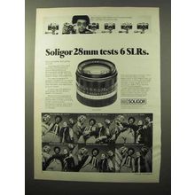 1971 Soligor 28mm f/2.8 T4 Auto-Soligor Lens Ad