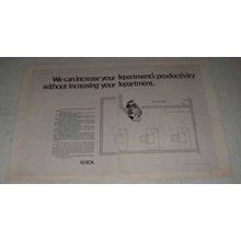 1971 Xerox Copiers Ad - Increase Productivity