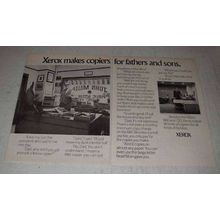 1972 Xerox 660 & 720 Copiers Ad - For Fathers and Sons