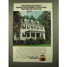1979 Olympic Overcoat Paint Ad - Nothing Covers Better or Lasts Longer