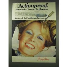 1978 Maybelline Cream-On Shadow Ad - Actionproof