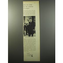 1955 Hart Schaffner & Marx Vipasha Topcoat Ad - You can judge by