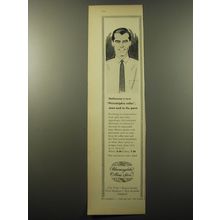 1960 Bloomingdale's Hathaway Shirts Ad - Hathaway's new Philadelphia collar