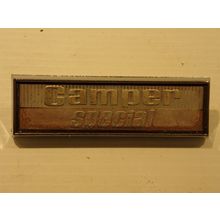 1974 - 1977 Ford Truck Camper Special Emblem OEM #D4TB-16098-AA 1975 1976