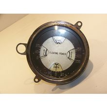 1937 PLYMOUTH COUPE FUEL HEAT OIL AMPS FLOATING POWER GAUGE CLUSTER OEM