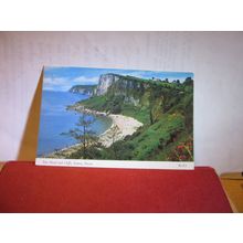 BEER HEAD & CLIFFS, SEATON, DEVON, unused postcard by Harvey Barton =