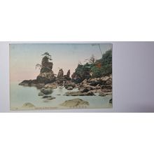 TATE-IWA AT MOGI, NAGASAKI, HAND TINTED. 1907 - 1918 (688)