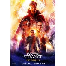 Doctor Strange (2016)_29 Movie Film Poster Canvas iconic design