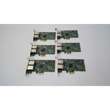 Lot of 6 HP 332T Dual-Port/2-Port Gigabit 1GBe PCI-Ex Network Card Low-Profile