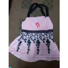 womens pink top rosegal size 3X (US size 20, UK 24) brand new crossover at back