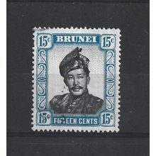 Brunei.SG108 15c Sultan Omar Ali Saifuddin.Fine Used.Aug25p