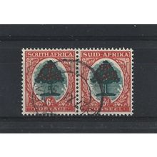 SouthAfrica.SG61 6d Orange Tree Pair.Variety Unchecked.Fine Used.Aug25a