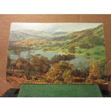 RYDAL WATER, THE LAKE DISTRICT. CUMBRIA used postcard RP 1969 postmark =
