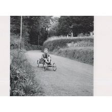 Go Kart Racing Karting Boy In 1950s Award Photo Postcard