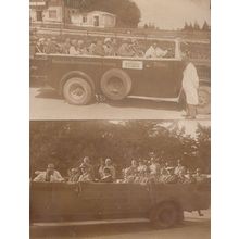 2x Antique German Limousine Type Vintage Car Old Postcard s