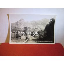 GLEN COE VILLAGE, SCOTLAND unused postcard RP 1950s =