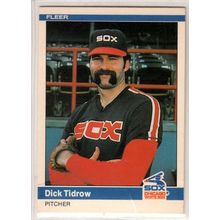 1984 Fleer baseball card #72 Dick Tidrow - White Sox