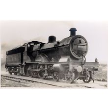LMS 1054 Train at Kentish Town London Old 1933 Railway RPC Postcard