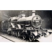 LMS 4-4-0 936 Train at Birmingham Station Railway Old RPC Postcard