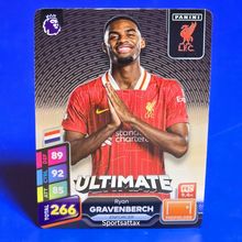 Ultimate Ryan Gravenberch Panini 2024/2025 Plus Adrenalyn XL 24/25 Liverpool #6