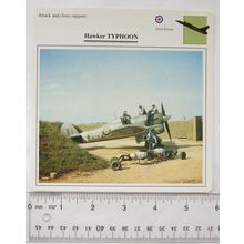 Hawker Typhoon - GB - Attack & Close Support - Collectors Club Card