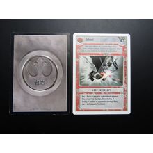 Star Wars 1995 Premiere Decipher CCG White Border Card Collision - LS