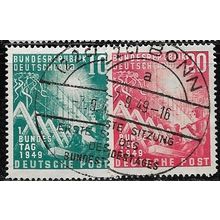 1949 Michel 111/112 - fine used (o)