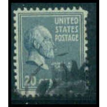 Used 825 20c James Garfield Just Clears M8076