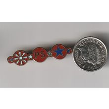 Girl Guide Metal Pin Badge UK - Patrol Seconder - Red Version- Used (BZ70)