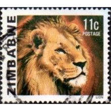 Zimbabwe 1980. 11c Value. Lion .Fine Used