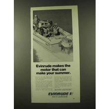 1973 Evinrude Outboard Motors Ad - Make Your Summer