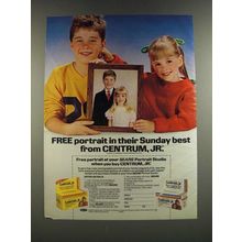 1986 Centrum, Jr. Vitamins Ad - Portrait in Their Sunday Best