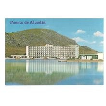 HOTEL LAGO MENOR, PUERTO DE ALCUDIA, MALLORCA, SPAIN. used postcard 1986 pm =