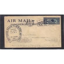 Event Lindbergh Flies Again C10 Spirit of St. Louis (Unkn Cachet-Typed/A) CV0088