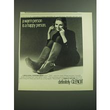1968 Glenoit Toreador Boots Ad - A warm person is a happy person