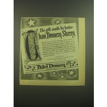 1945 Pedro Domecq Sherry Ad - No gift could be better than Domeq Sherry