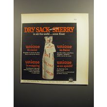 1951 Williams and Humbert Dry Sack Sherry Ad - None Finer