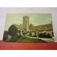 THE CHURCH, GODSHILL, Isle of Wight unused antique postcard =
