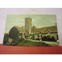 THE CHURCH, GODSHILL, Isle of Wight unused antique postcard /