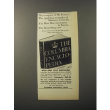 1953 Columbia University Press Book Ad - The Columbia Encyclopedia