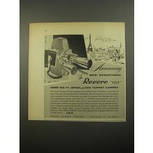 1956 Revere 103 Movie Camera Advertisement