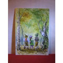 FRIENDS, 'BEWILDERWOOD', CURIOUS TREEHOUSE ADVENTURE, NORFOLK unused postcard =